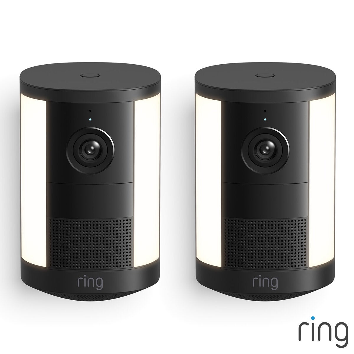 Ring Spotlight Cam (2nd Gen) Battery Black Security Camera - 2 Pack