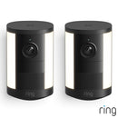 Ring Spotlight Cam (2nd Gen) Battery Black Security Camera - 2 Pack