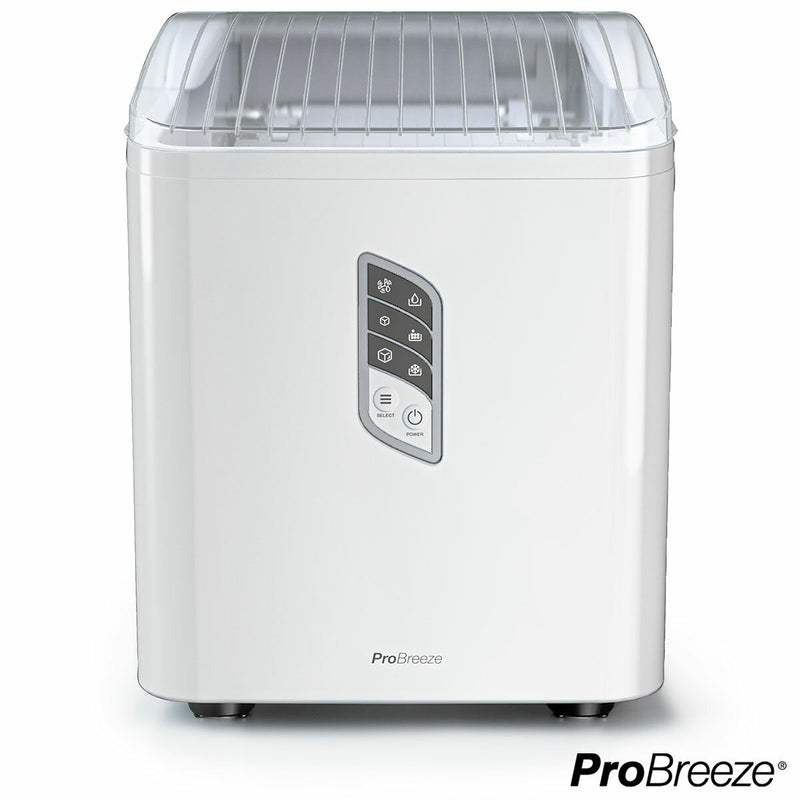 Pro Breeze 2L Countertop 15kg Ice Cube Maker in White
