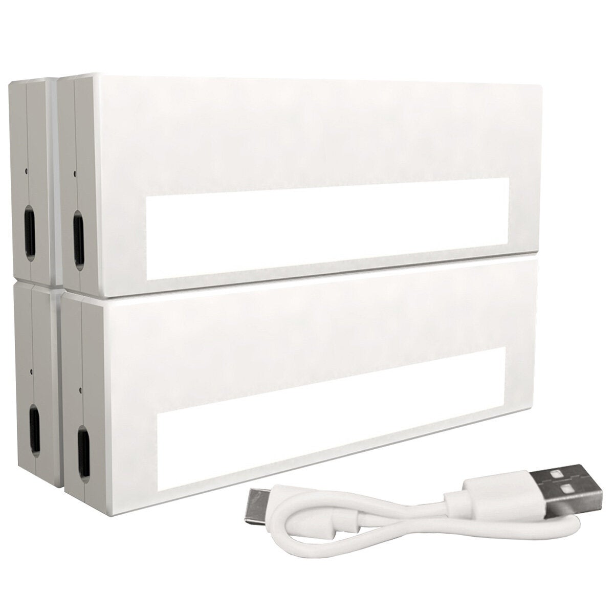 Luminus Sensor Activated Rechargeable LED Drawer Lights - 4 Pack