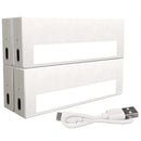 Luminus Sensor Activated Rechargeable LED Drawer Lights - 4 Pack