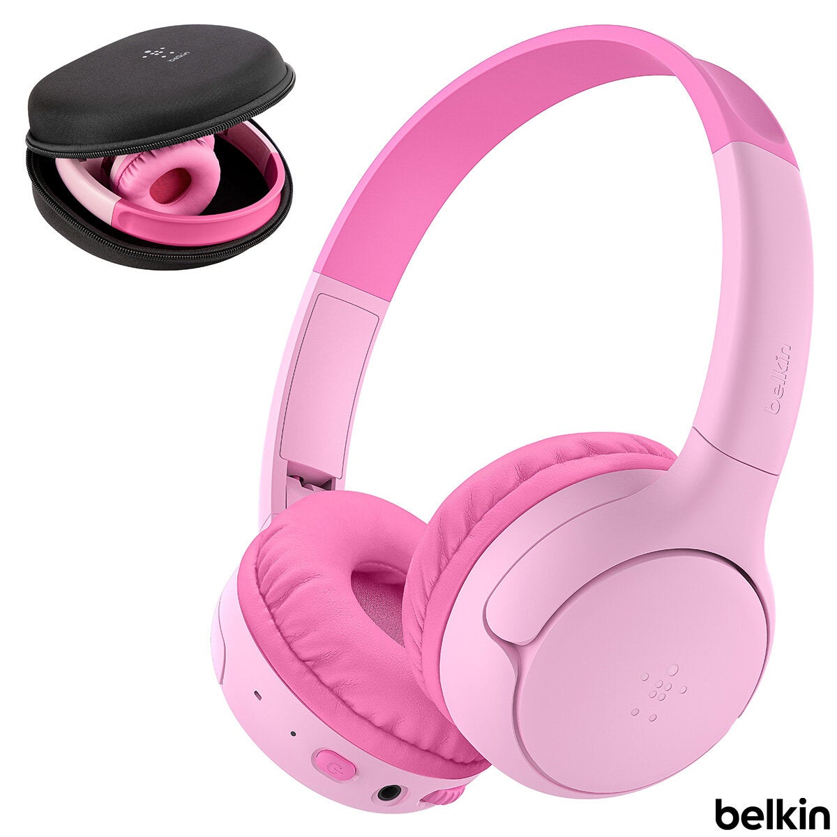 Belkin Soundform Mini 2 Kids Headphones - Pink