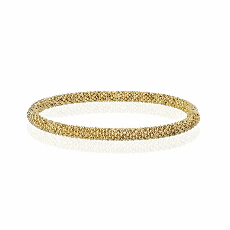 14ct Yellow Gold Bollicine Banglet