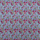 27m Blossom Floral Flowers 100% Cotton Poplin Fabric Rose & Hubble 45", Ivory