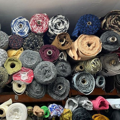 500m Wholesale Wool Blend Fabric Suiting Coating Dress Plain & Checks 60" - Bull Ring Fabrics