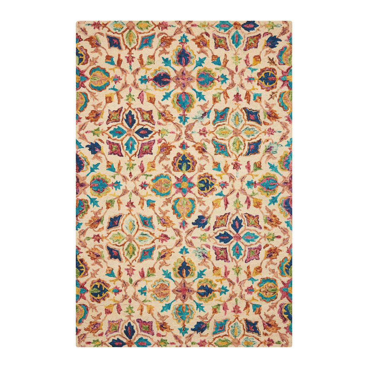 Nourison Vibrant Wool Ivory Rug