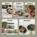 Ninja CRISPi DualZone 8-Function Glass Air fryer in 2 Colours