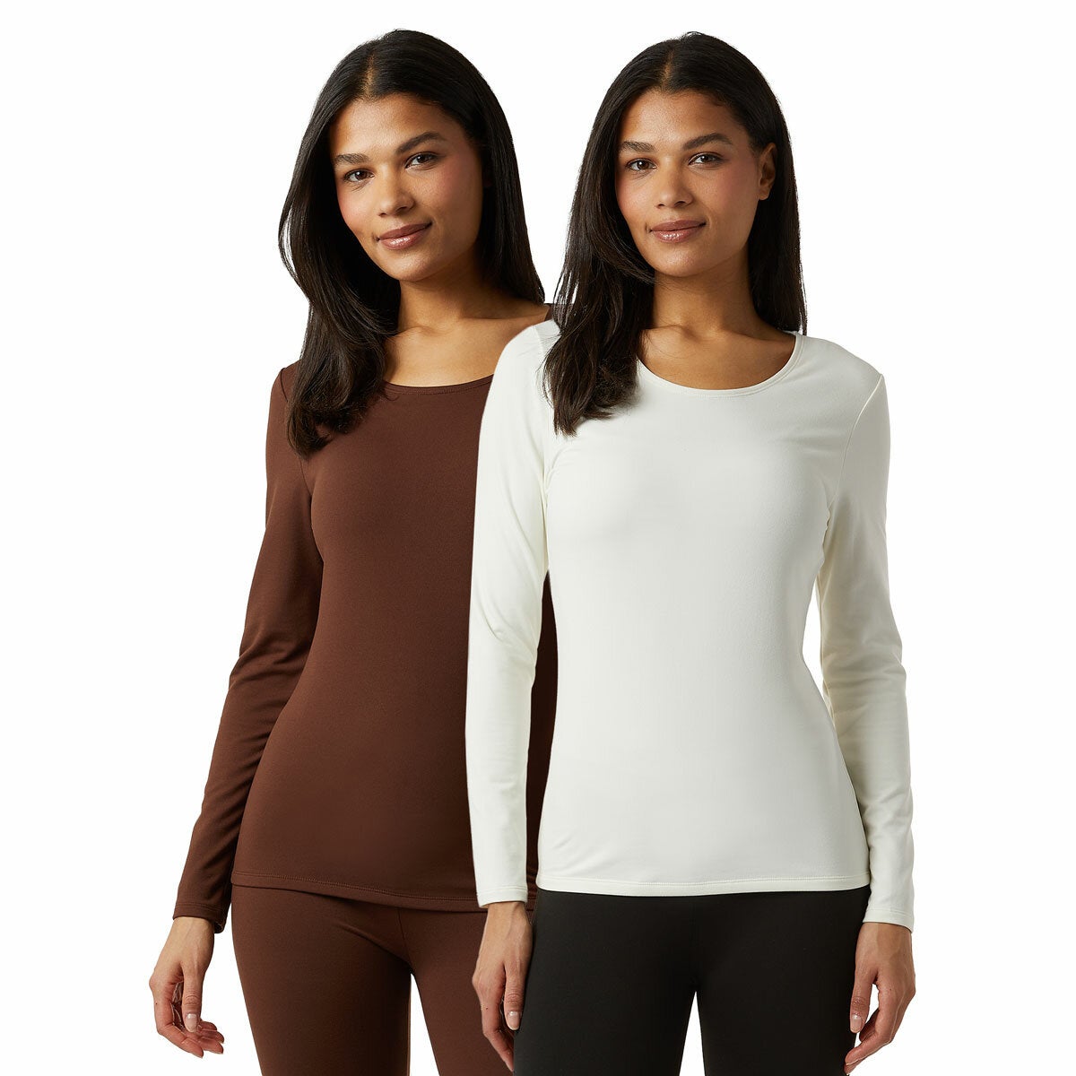 32 Degrees Heat Neo Plush Base Layer Top 2 Pack