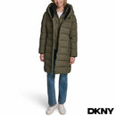DKNY Women's Puffer Coat - Green