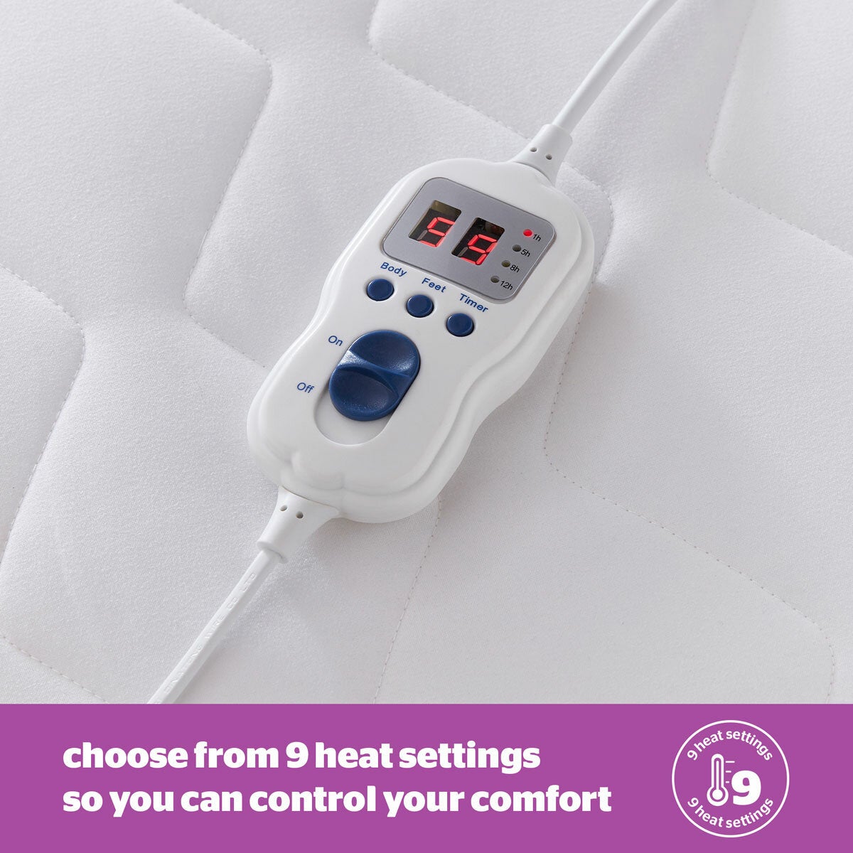 Silentnight Deep Sleep Heated Quilted Topper