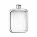 Fred Bennett Stainless Steel Brown Leather Hip Flask, Personalisation Available