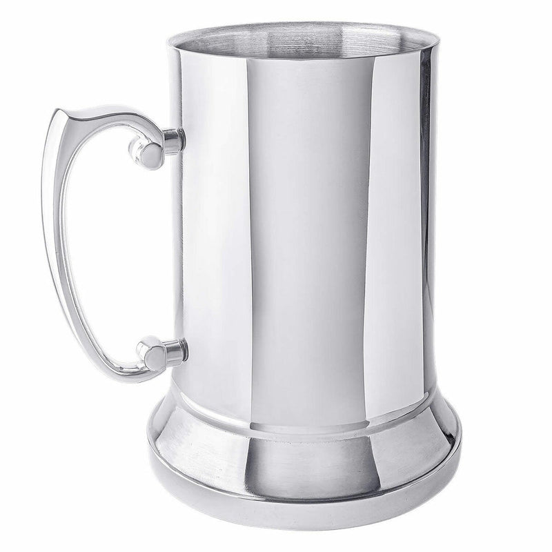 Fred Bennett Stainless Steel 580ml Tankard, Personalisation Available