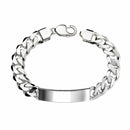 Fred Bennett Identity Curb Bracelet, Personalisation Available