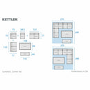 Kettler Lomond Modular Deep Seating Corner Patio Set