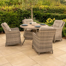 Kettler Lomond 4 Piece Wicker Dining Set