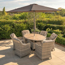 Kettler Lomond 6 Piece Wicker Dining Set