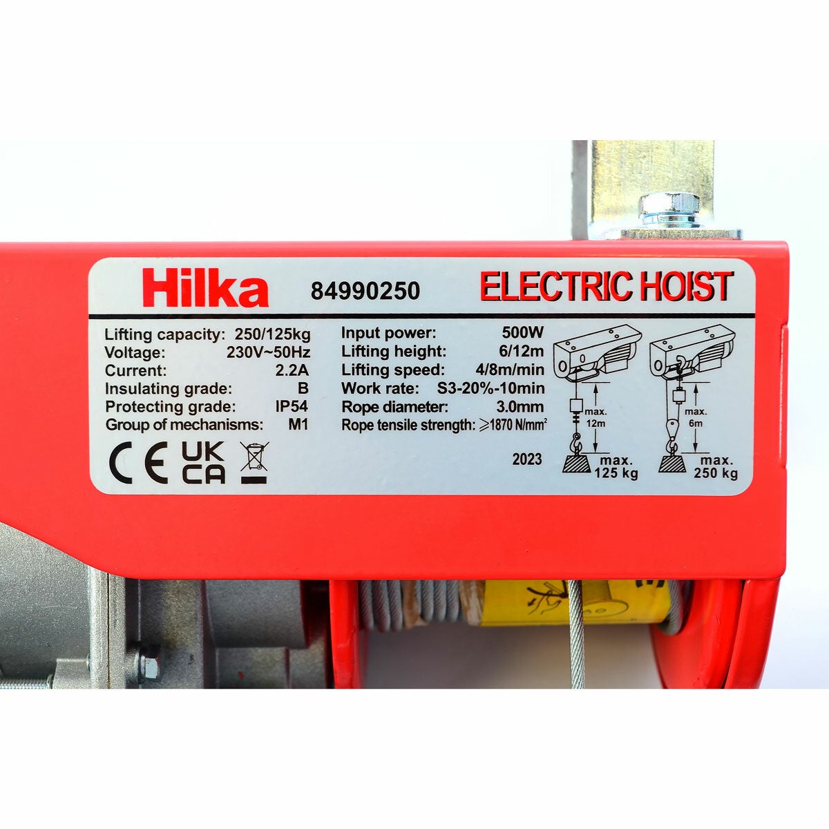 Hilka 250kg Electric Hoist
