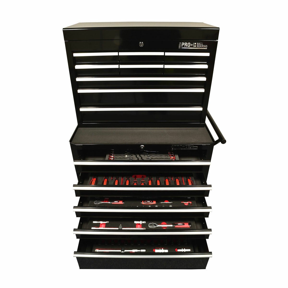 Hilka 186 Piece EVA Kit in HD Pro+ 15-Drawer Chest and Trolley