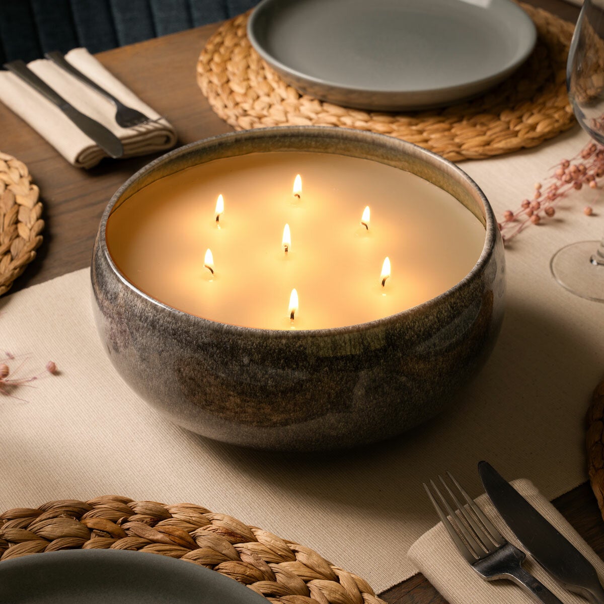 Torc 7 Wick Candle, in 3 Fragrances - Grey