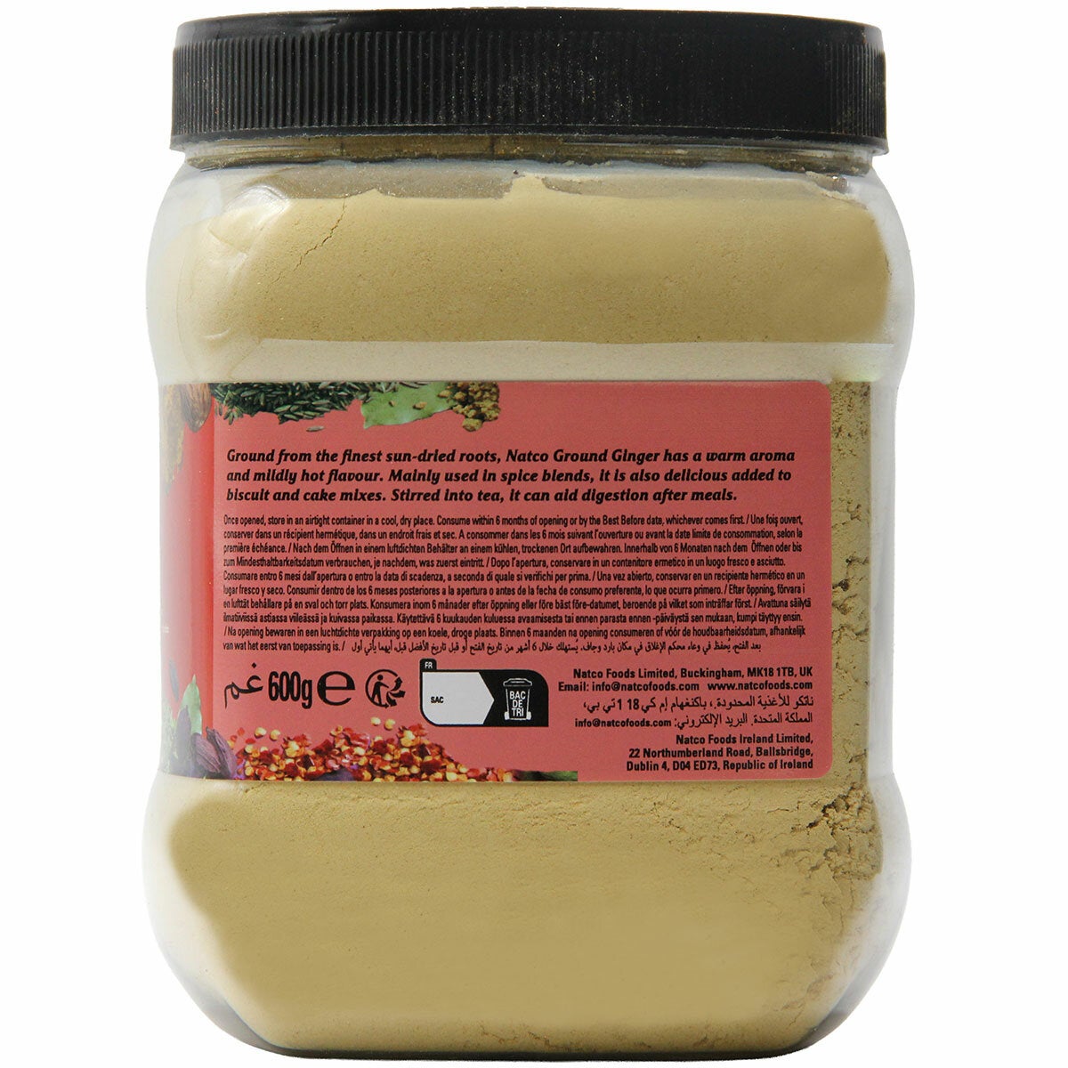 Natco Ground Ginger, 600g