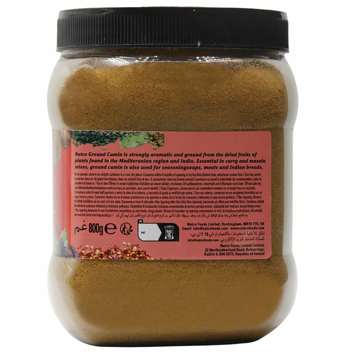 Natco Ground Cumin, 800g