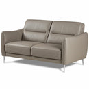 Nicoletti Jupiter Grey Leather 2 Seater Sofa