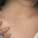 0.30ct Round Brilliant Cut Diamond Solitaire Pendant, 14ct Yellow Gold