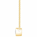 0.30ct Round Brilliant Cut Diamond Solitaire Pendant, 14ct Yellow Gold