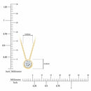 0.30ct Round Brilliant Cut Diamond Solitaire Pendant, 14ct Yellow Gold