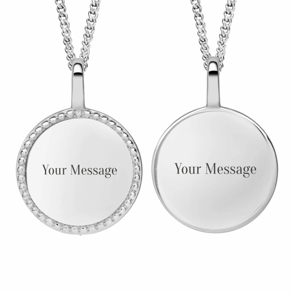 Beginnings Silver Birthstone Necklace