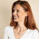 Beginnings Silver Birthstone Necklace