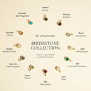 Beginnings Silver Birthstone Necklace