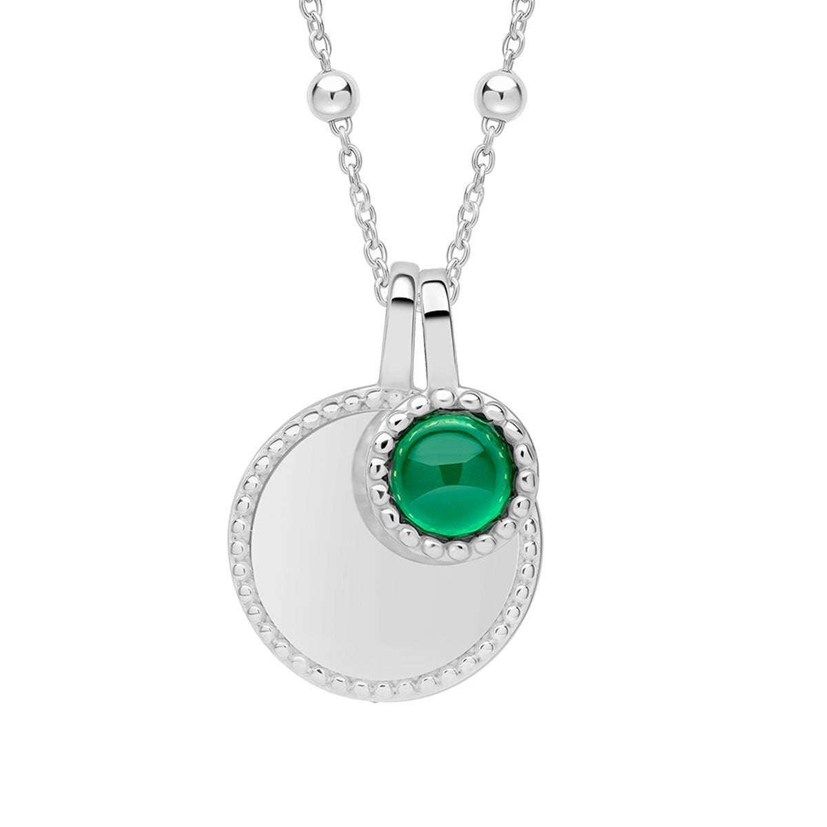 Beginnings Silver Birthstone Necklace