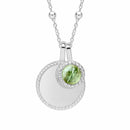 Beginnings Silver Birthstone Necklace