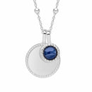 Beginnings Silver Birthstone Necklace