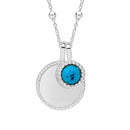 Beginnings Silver Birthstone Necklace