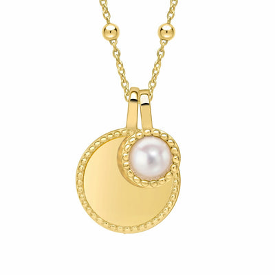 Beginnings Gold Birthstone Necklace