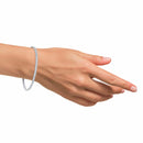 1.50ctw Round Brilliant Cut Diamond Flexi Bangle, 14ct White Gold