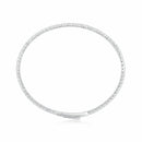 1.50ctw Round Brilliant Cut Diamond Flexi Bangle, 14ct White Gold