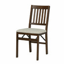Stakmore Hardwood Upholstered Folding Chair, 2 Pack