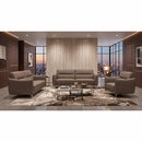 Nicoletti Jupiter Taupe Leather 2 Seater Sofa
