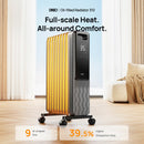 DREO DR-HSH010 9 Fins Oil Filled 2000W Radiator With LED Display