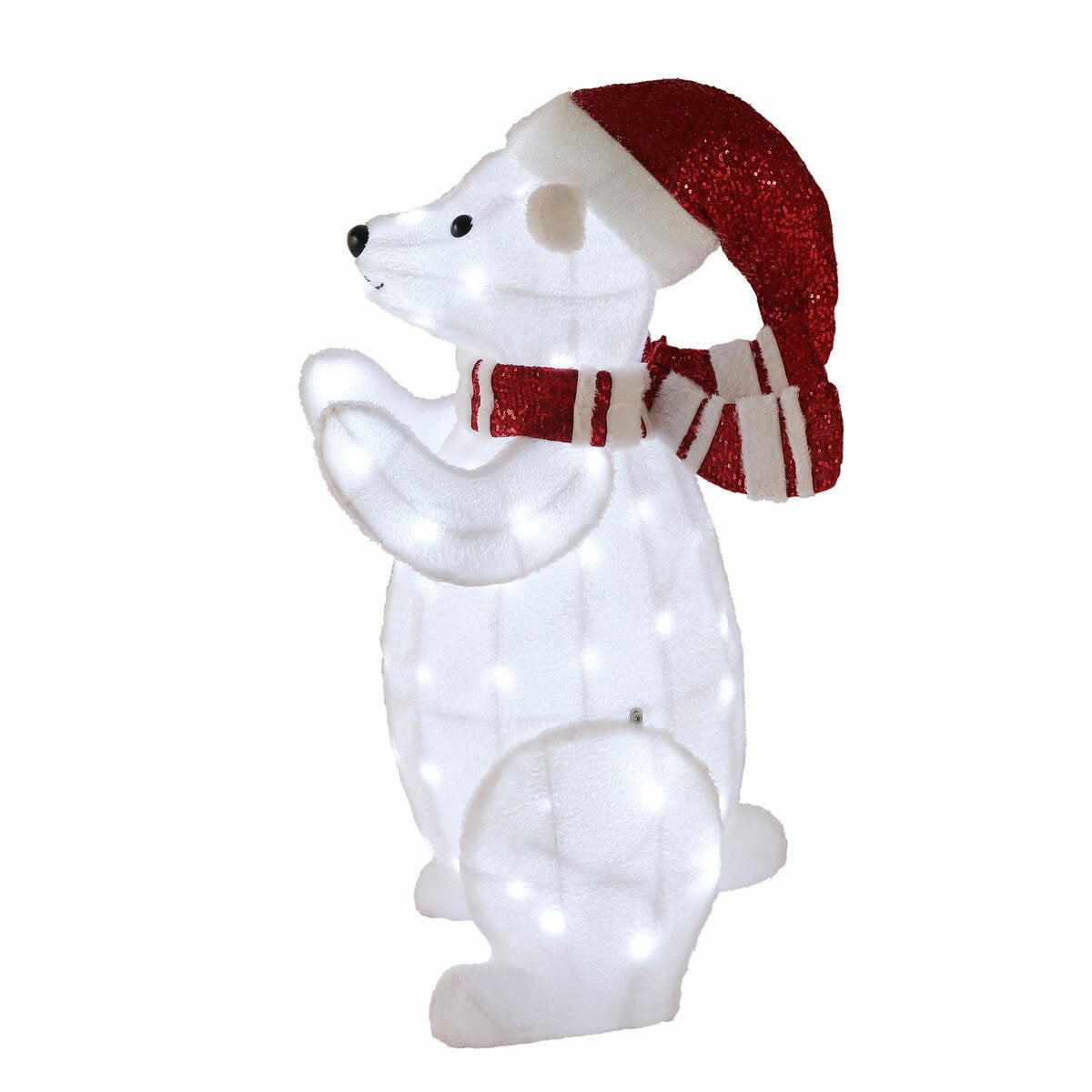 Outdoor Lit Polar Bears - Pack Of 2
