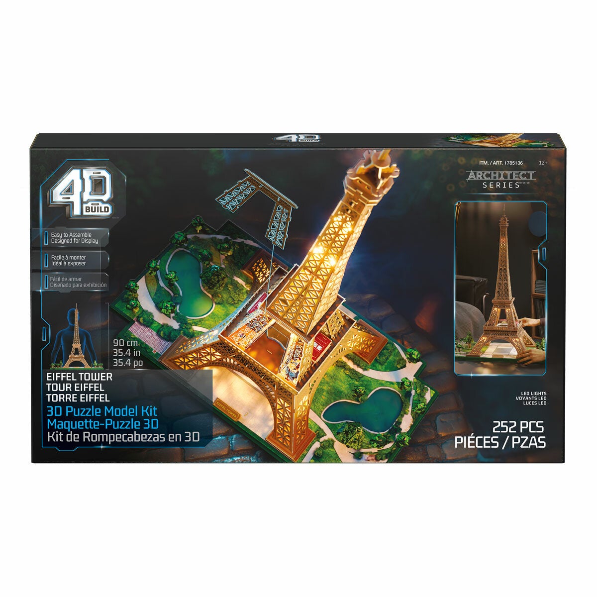 4D Build 3D Puzzle Model Kit (12+ Years) - Eiffel Tower