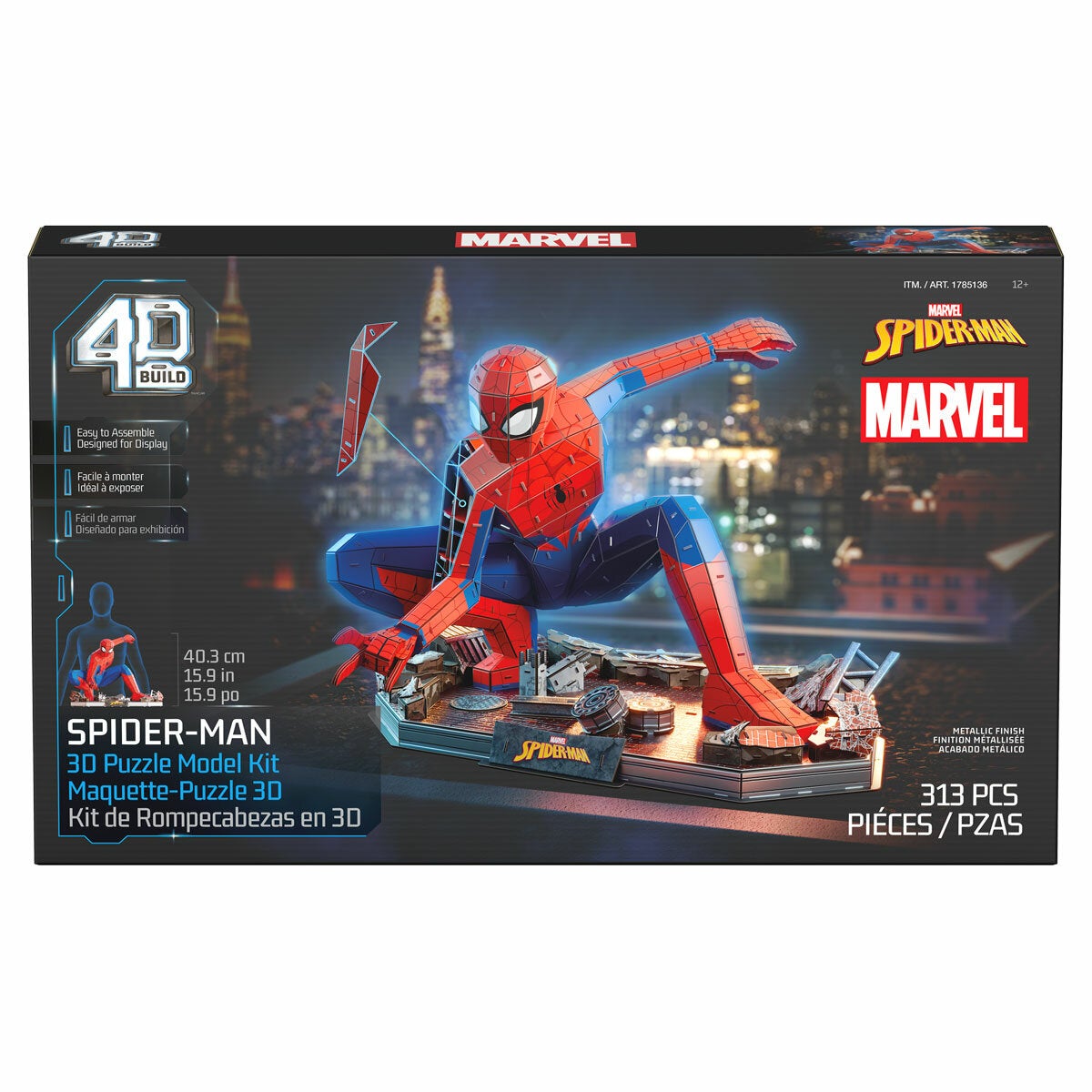 4D Build 3D Puzzle Model Kit (12+ Years) - Marvel Spider-Man