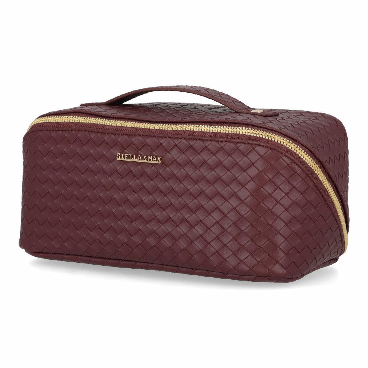 Stella & Max Cosmetic Case in 2 Colours - Maroon