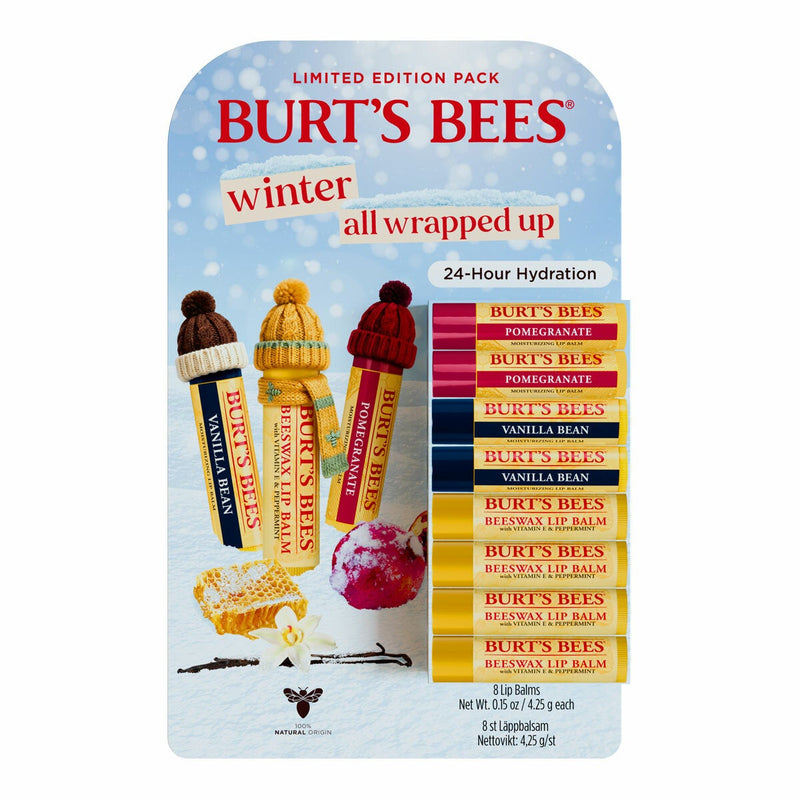 Burt's Bees Lip Balm, 8 Pack