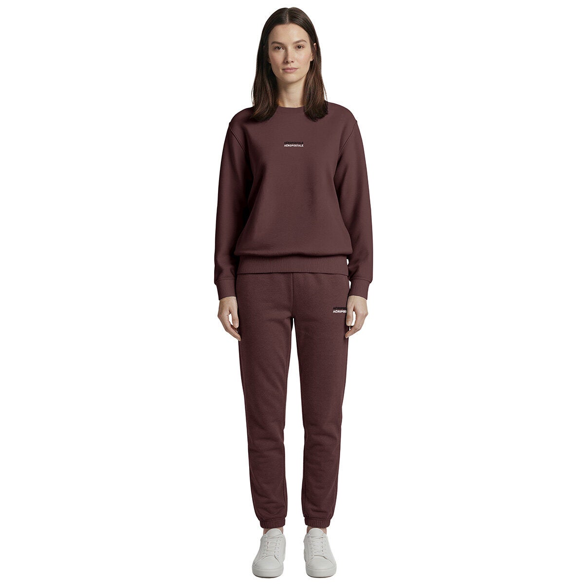 Aeropostale Women's Crewneck Sweatshirt - Brown