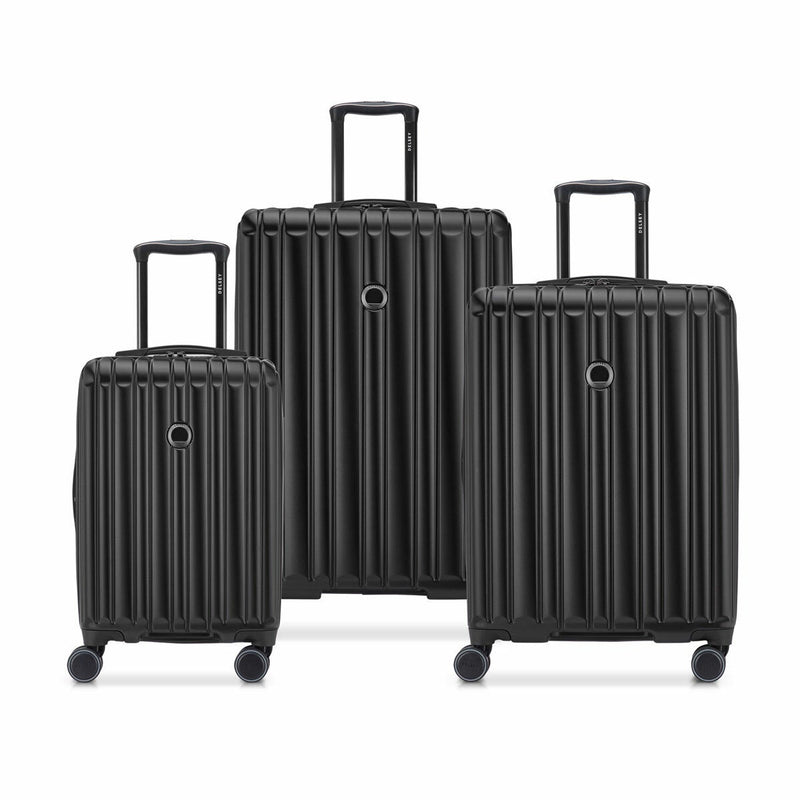 Delsey Take Off 3 Piece Hardside Spinner Luggage Set in 2 Colours