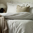 Yard Hebden 100% Cotton Mole Stripe Duvet Cover Set in 4 Sizes